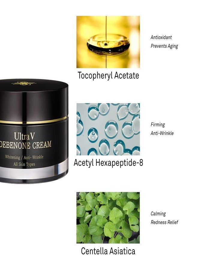 ULTRAV Face Cream – Anti Aging and Firming Moisturizer – Peptides, Adenosine, Niacinamide – Antioxidant, Healthy Glow Skin - 1.69 fl.oz - Image 4